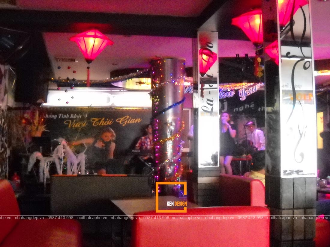 thiết kế quán cafe phòng trà